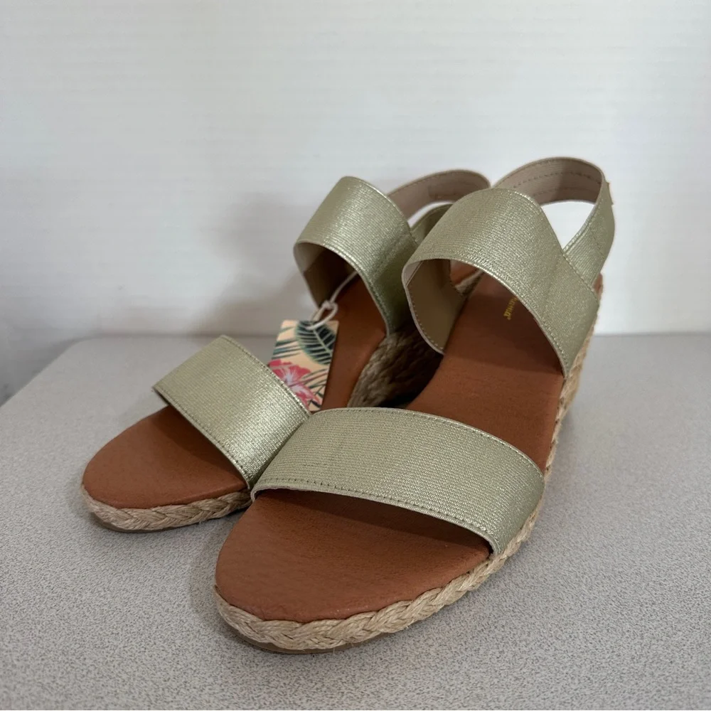 NEW Tommy Bahama‎ Sakura With Silver Elastic Straps
